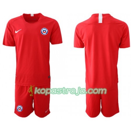 Billiga Fotbollströjor Chile Barn Hemma tröja 2018/19 Kortärmad